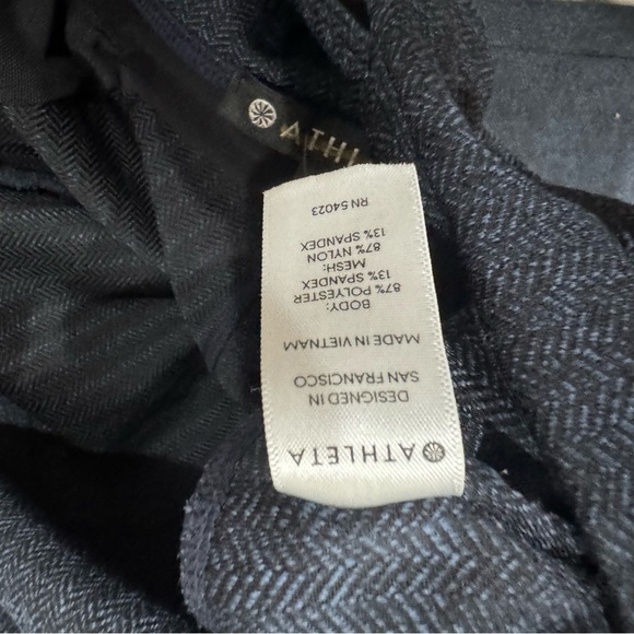 Athleta navy blue herringbone mercer tight ❤️ - Picture 6 of 7